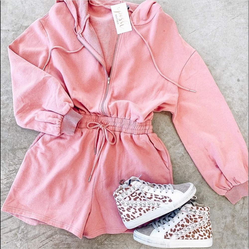 Sweatshirt lounge romper